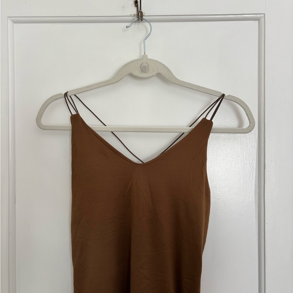 Gaze Brown Strappy Camisole